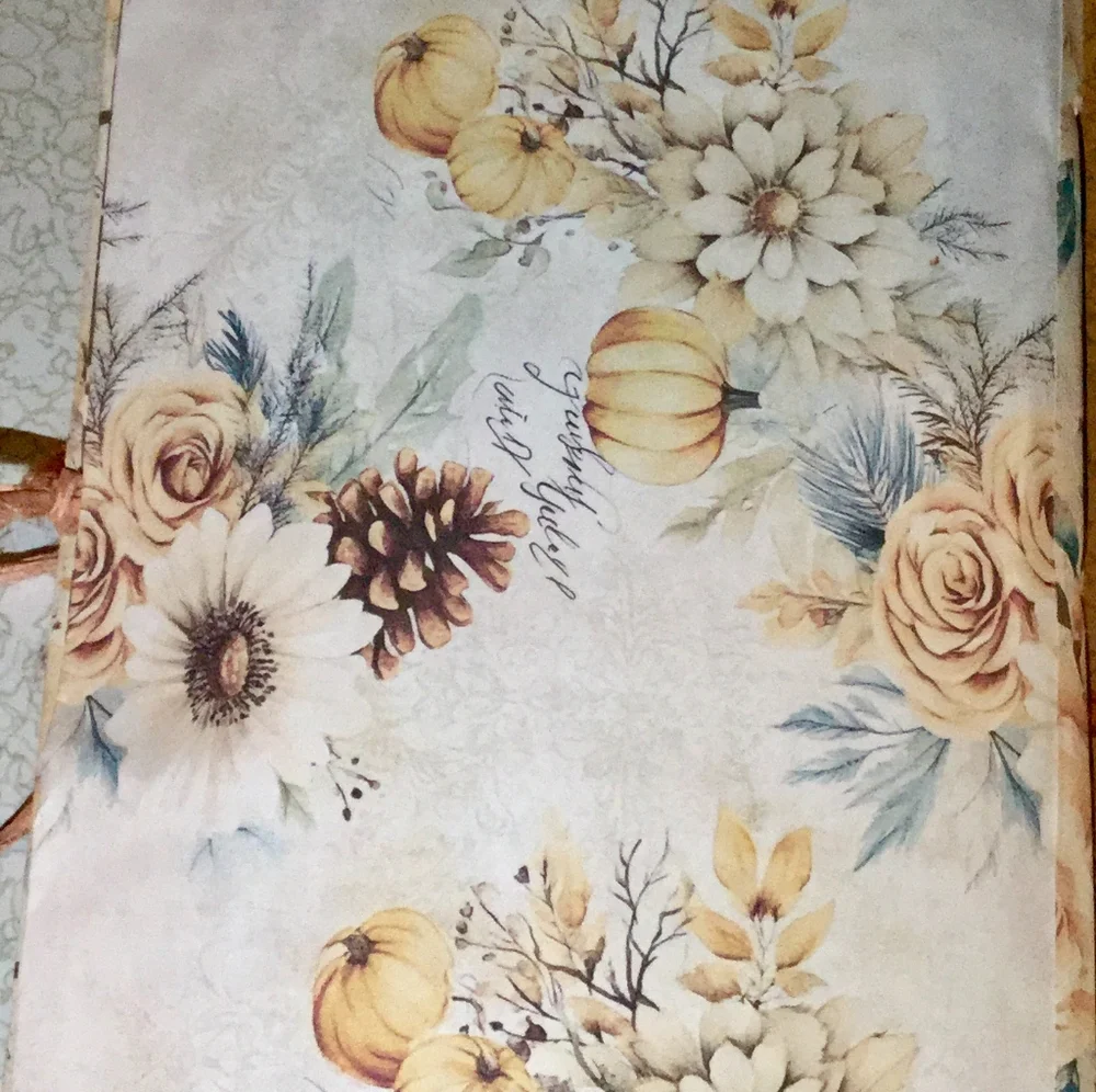 🥮 Charming Grateful Pumpkin 🕋 Spice Vintage Journal ☕